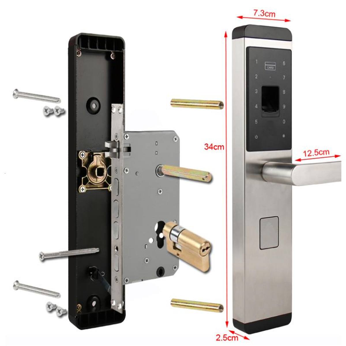 Password lock electronic card smart lock