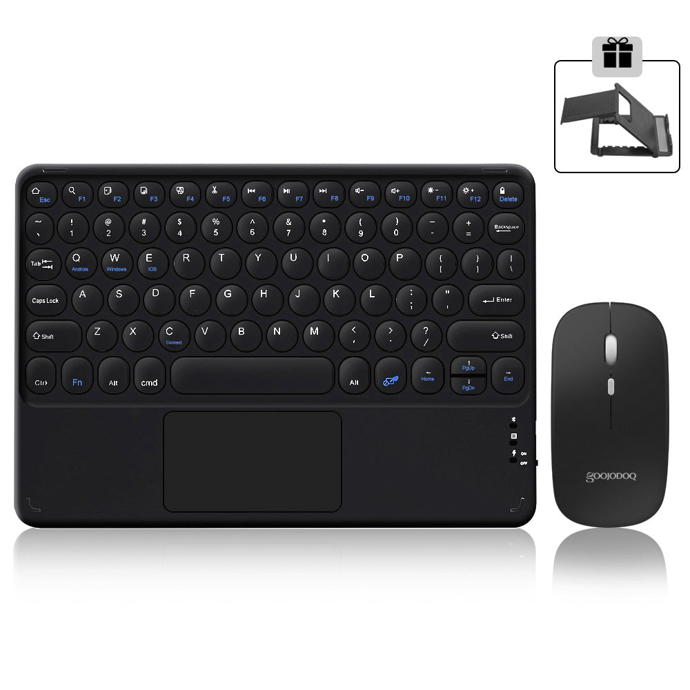 Bluetooth Keyboard Mobile Phone Tablet Computer Color Matching Wireless With Touchpad