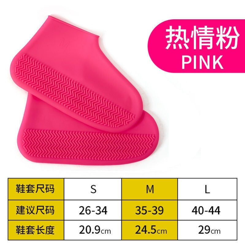 Rain Shoe Covers For Men And Women Outdoor Waterproof And Non-slip Thickened