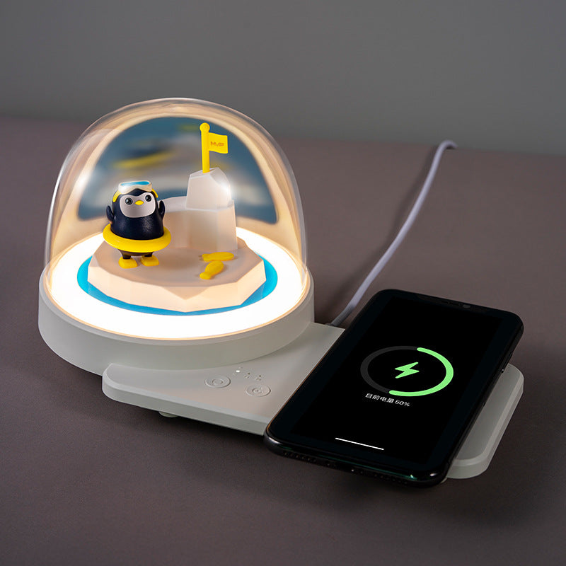 Astronaut Wireless Charging Bluetooth Audio Lamp