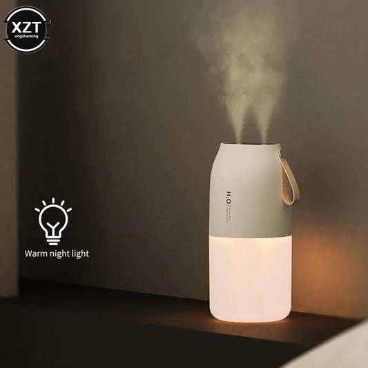 300ML Wireless Air Humidifier Aroma Diffuser 2000mAh Battery USB Rechargeable Double Nozzle Essential Oil Diffuser Mist Maker