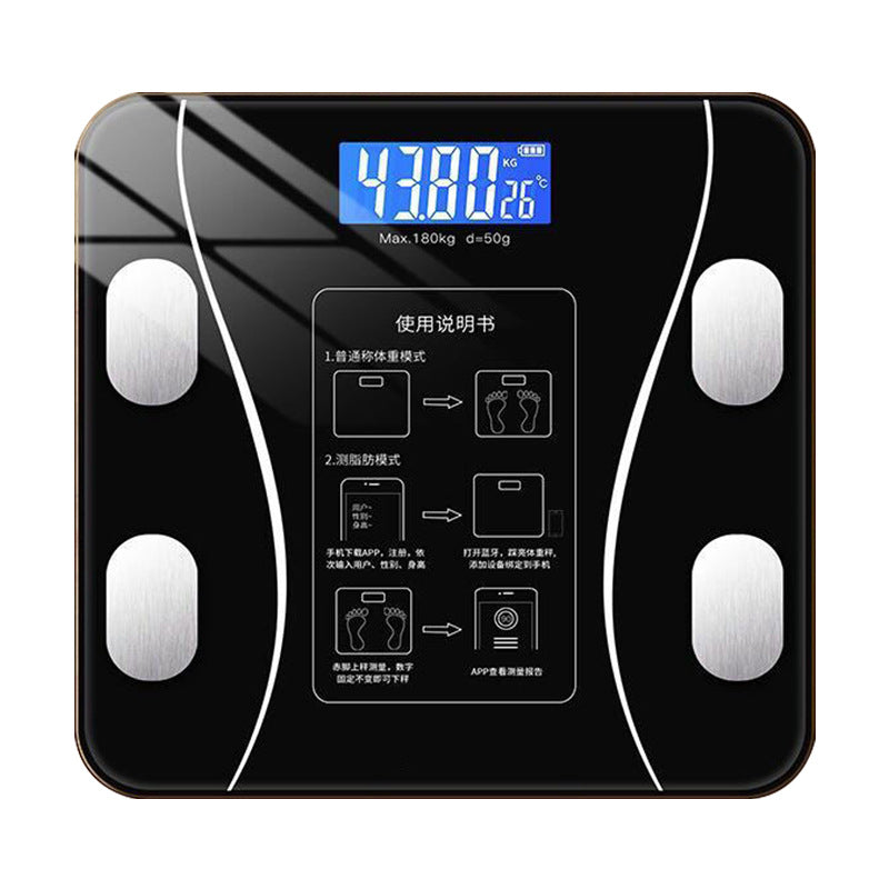 Tiansheng Smart Bluetooth Weight Scale Wholesale Multi-function Electronic Scale Household Human Body Professional Fat Measurement Body Fat Scale