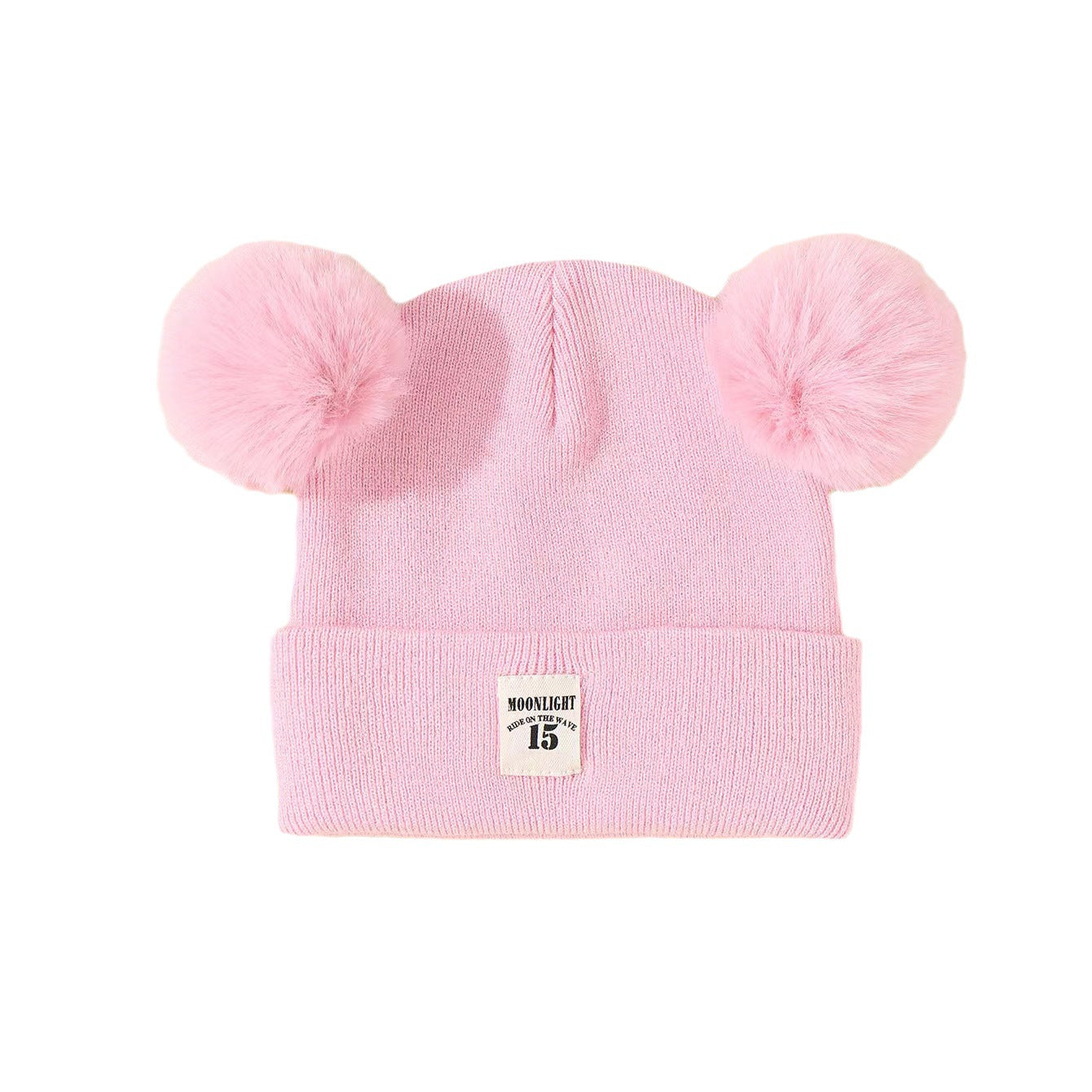 Children&#039;s Hats Thickened Knitted Baby Hats Autumn And Winter Style Woolen Hats For Boys And Girls Baby Warm Ear Protection Hoods